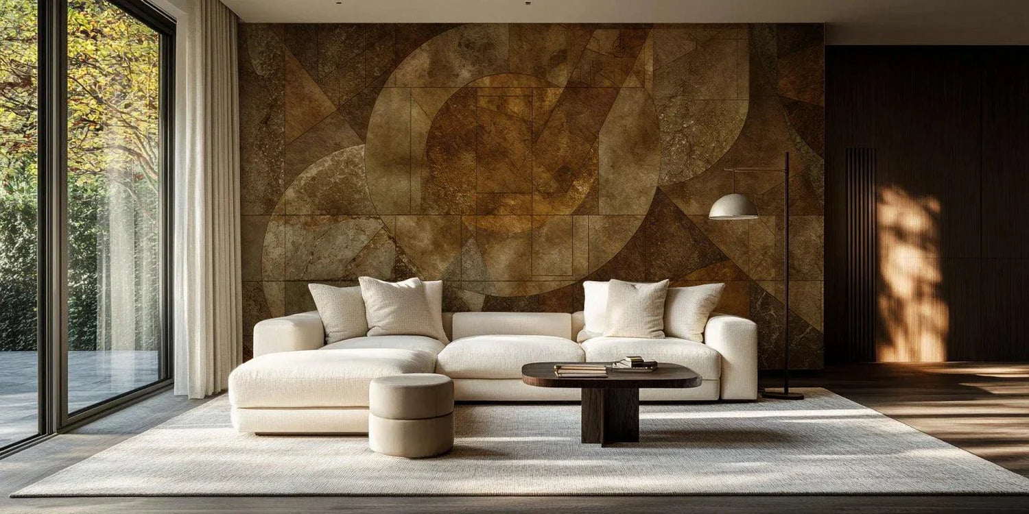 Brown Wallpaper Mural