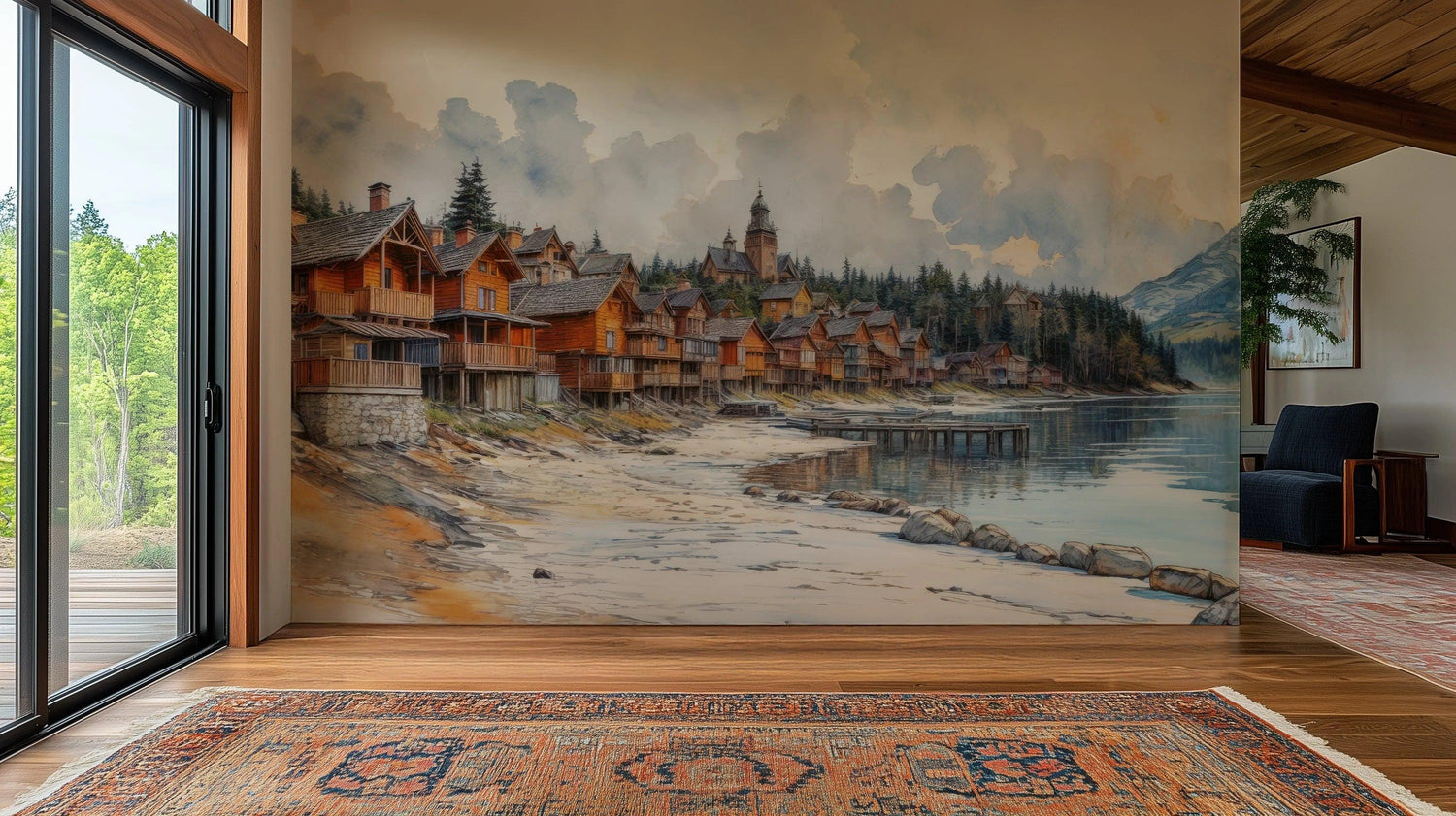Hallway Wallpaper Mural