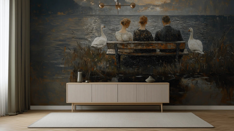 Line Art Wallpaper Mural