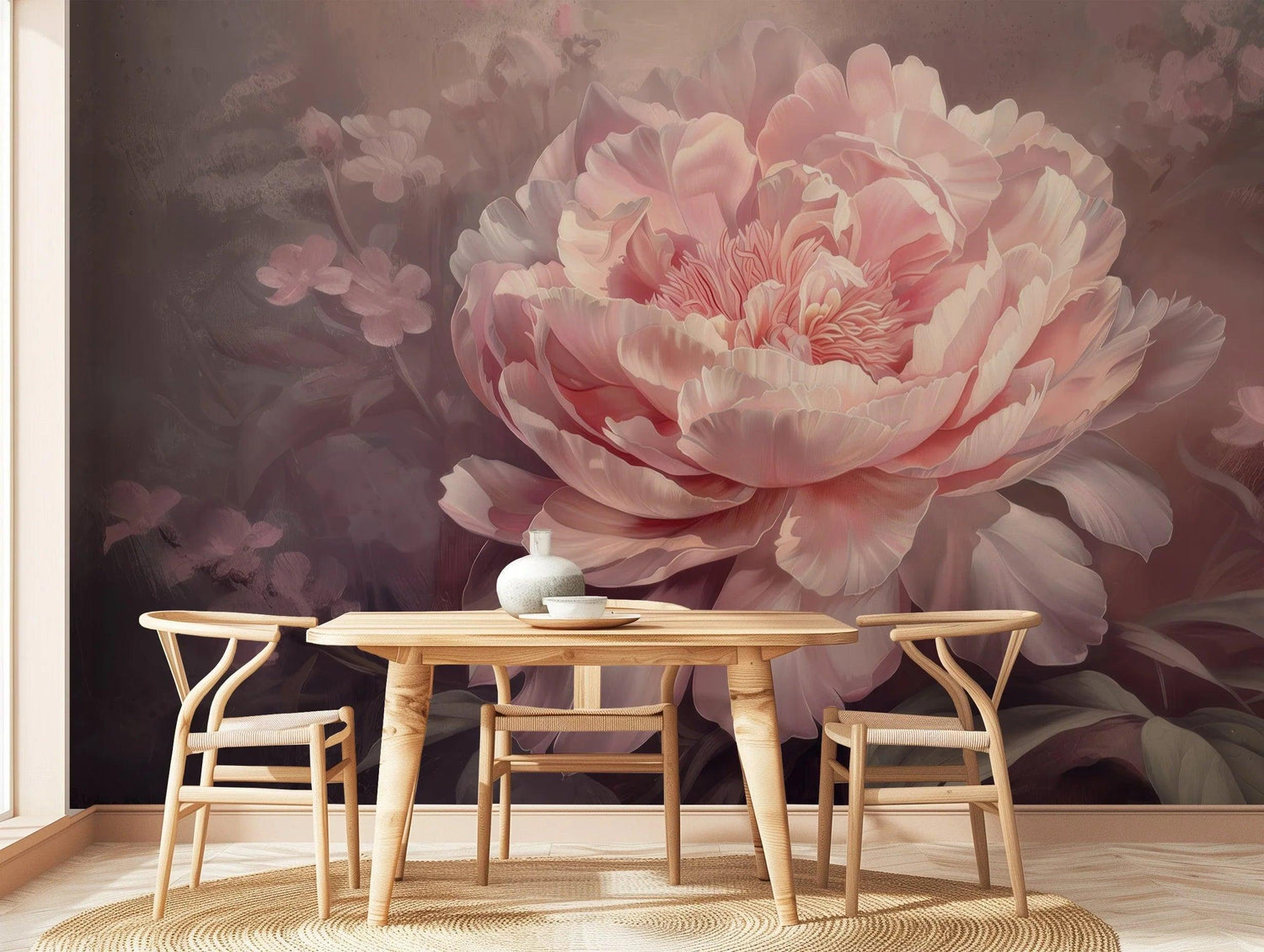 Pink Wallpaper Mural