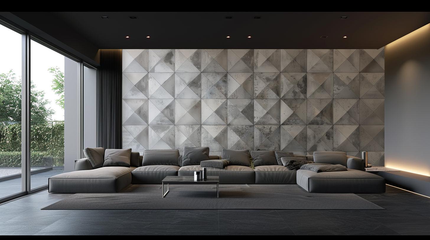 Silver Wallpaper Mural