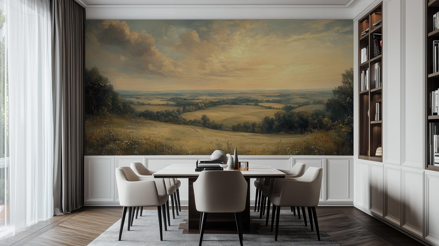 Warm Wallpaper Mural