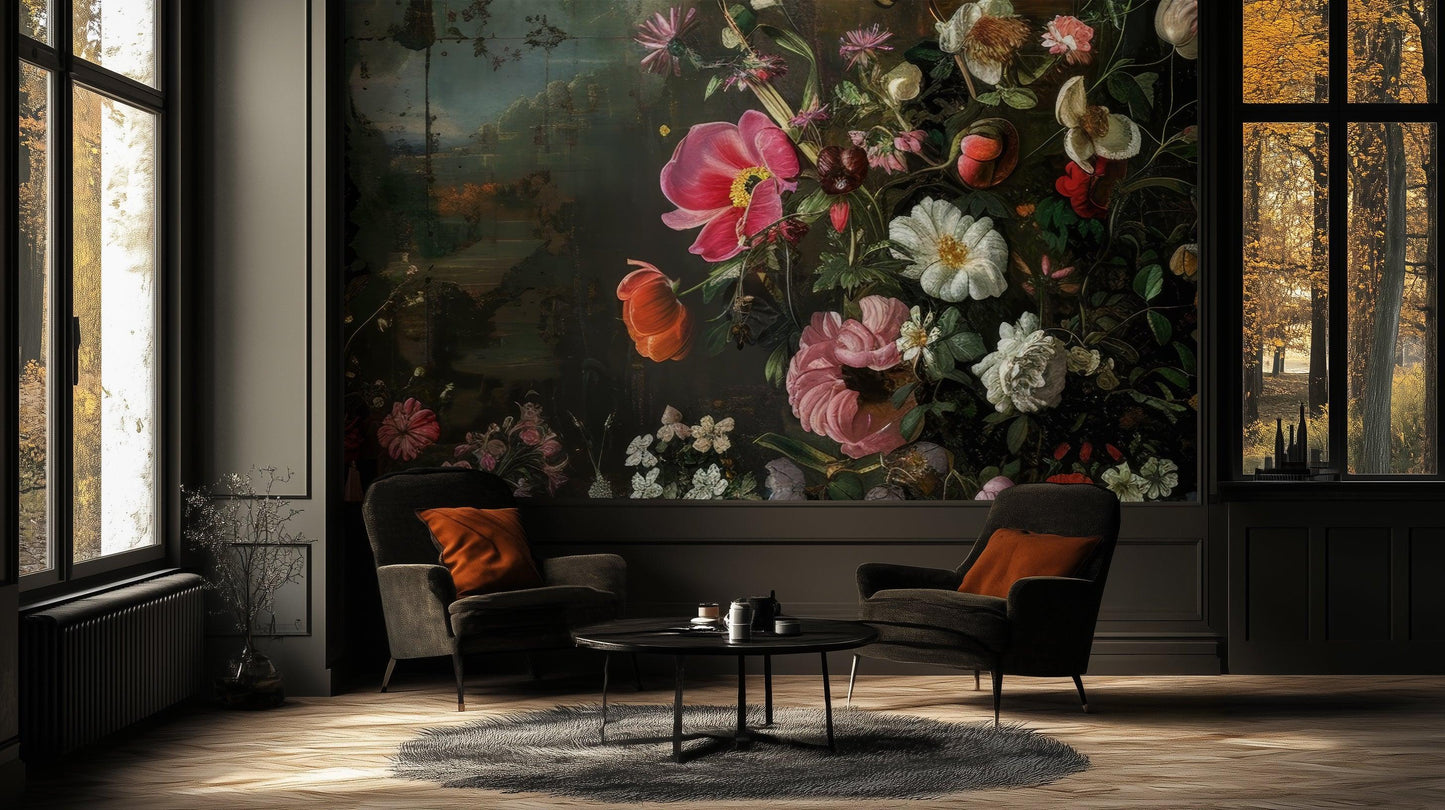 Romantic wall mural - XWALLX